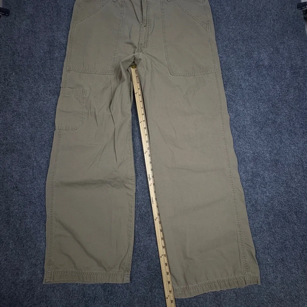 Levis Dry Goods Mens 38x32 Khaki Tan Canvas Carpenter Utility Wide Leg Pants 478